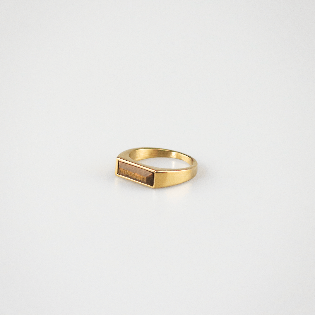 tigers eye ring 