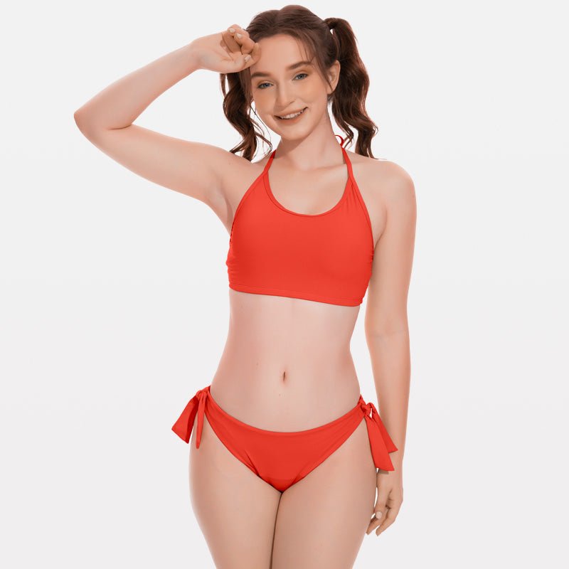 Beautikini Low Waisted Leakproof Period Swimwear Set - Stylr