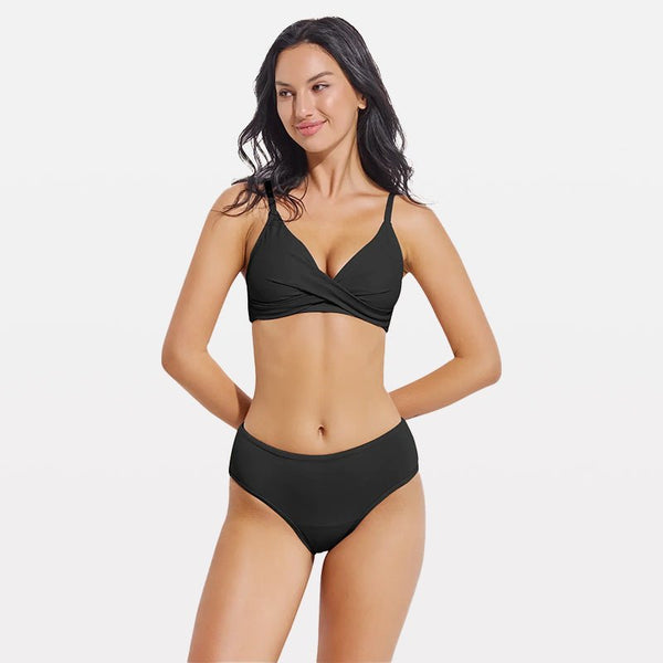 Beautikini Medium High Waisted Period Swimwear Bottoms - Stylr