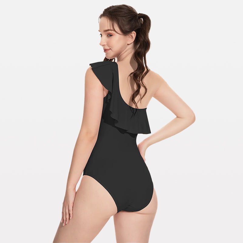 Beautikini One Piece One Shoulder Leakproof Period Swimwear - Stylr