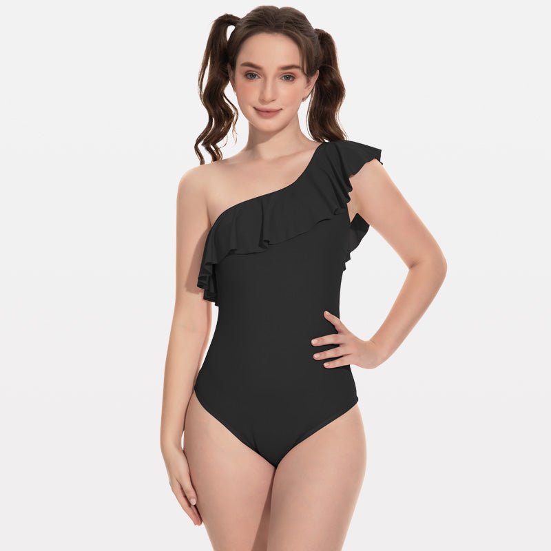 Beautikini One Piece One Shoulder Leakproof Period Swimwear - Stylr