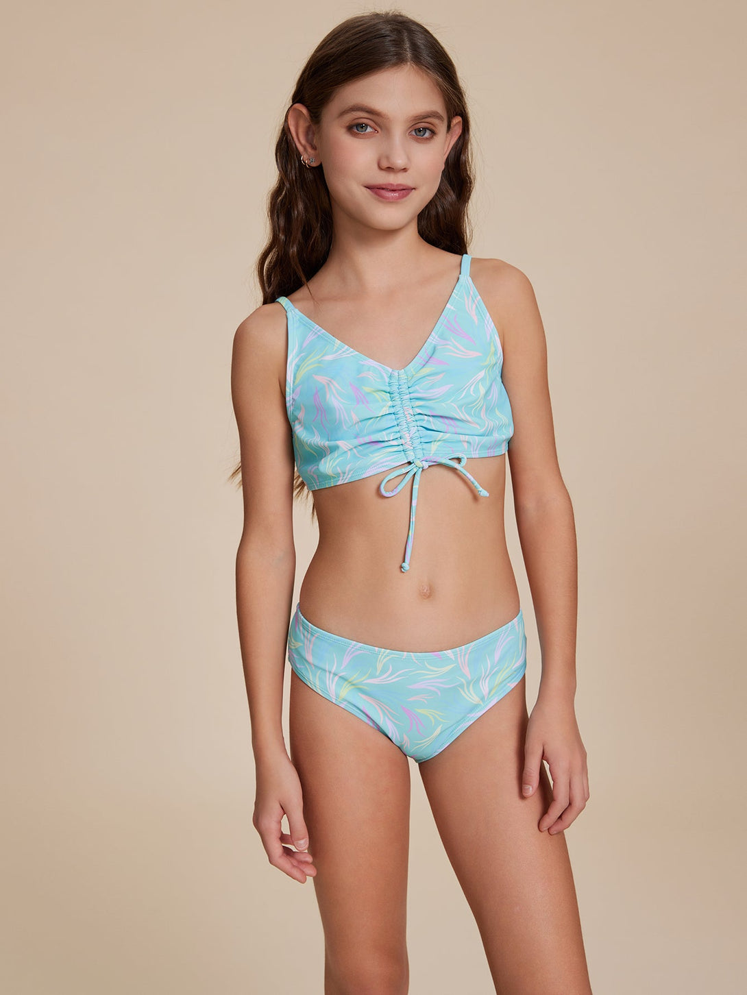 Blue Fresh Floral Bikini - Stylr