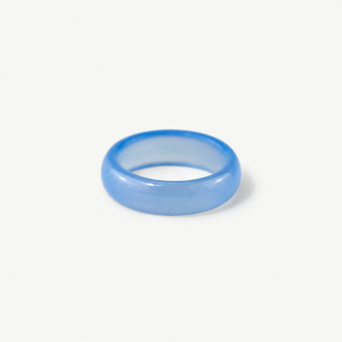 Blue Jade Band Ring