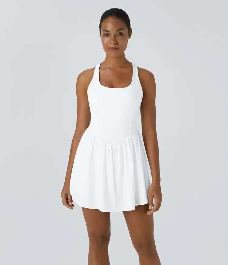 BuiltIn Short Active Dress Lightweight Multi S5T42 - Stylr
