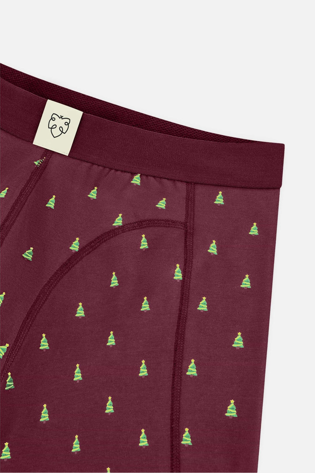 Burgundy X - mas Trees - Stylr