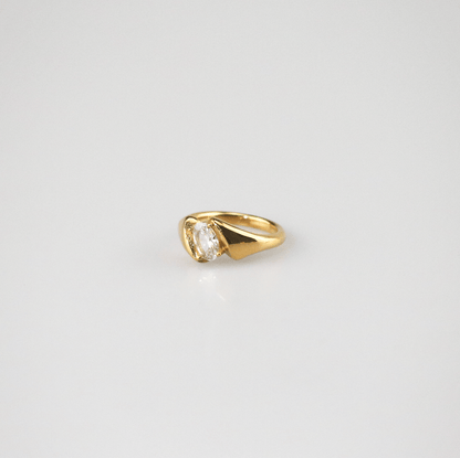 gold bypass wrap ring