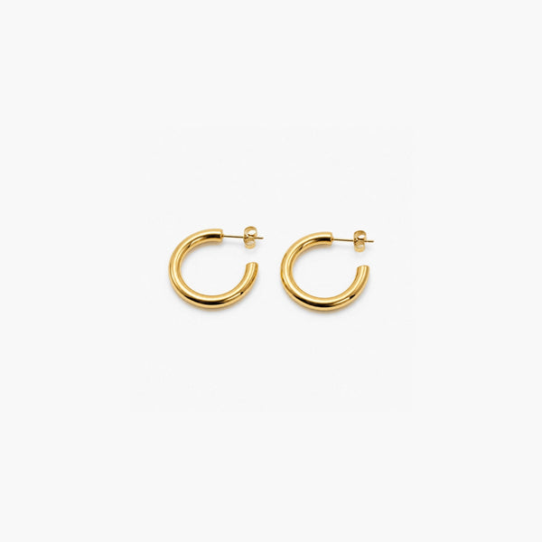 Charity Medium Hoop Earrings 26mm