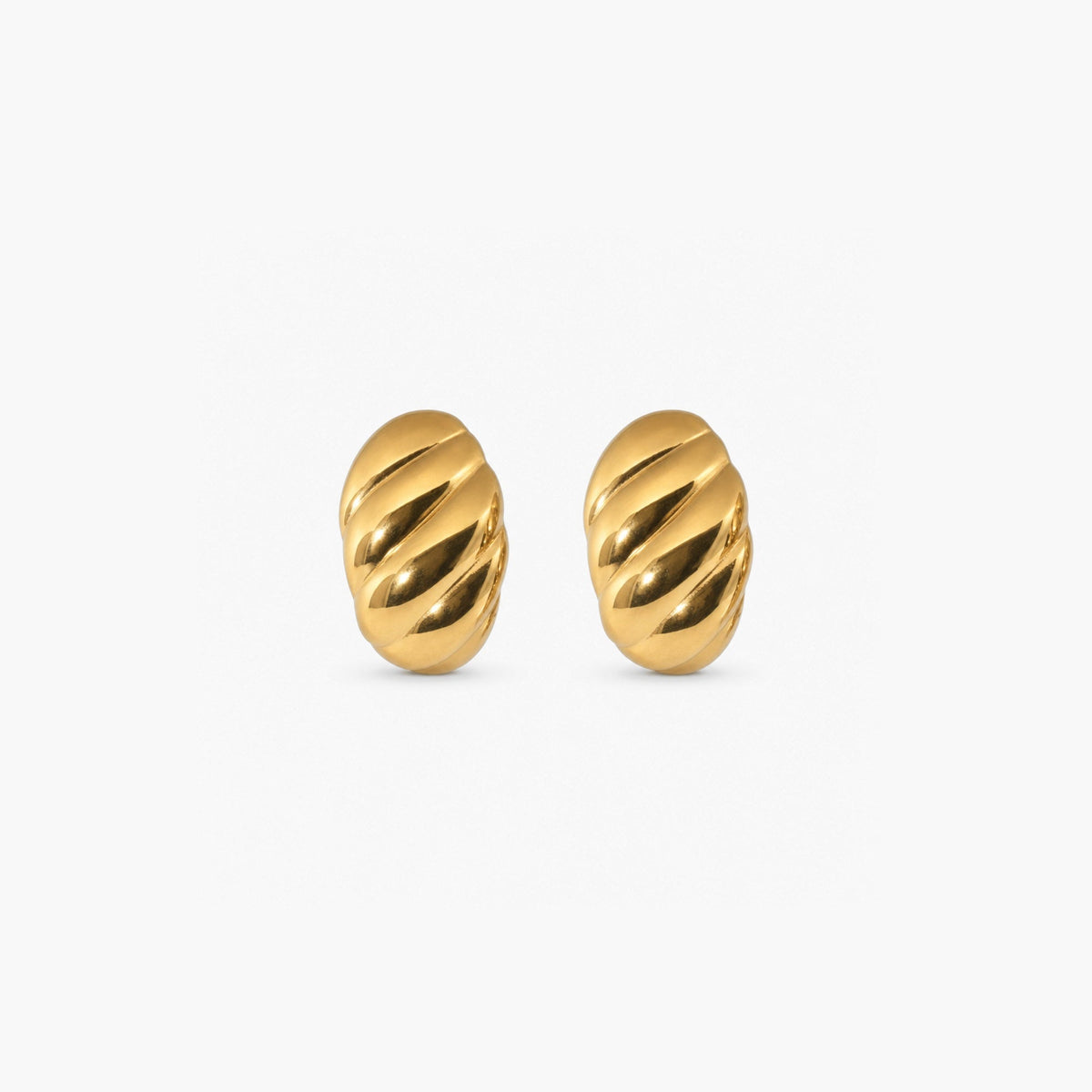 Croissant Dome Earrings