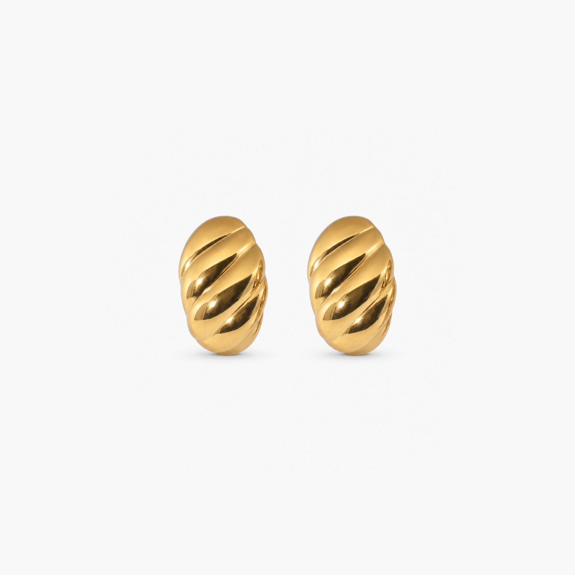 Croissant Dome Earrings