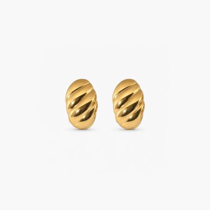 Croissant Dome Earrings