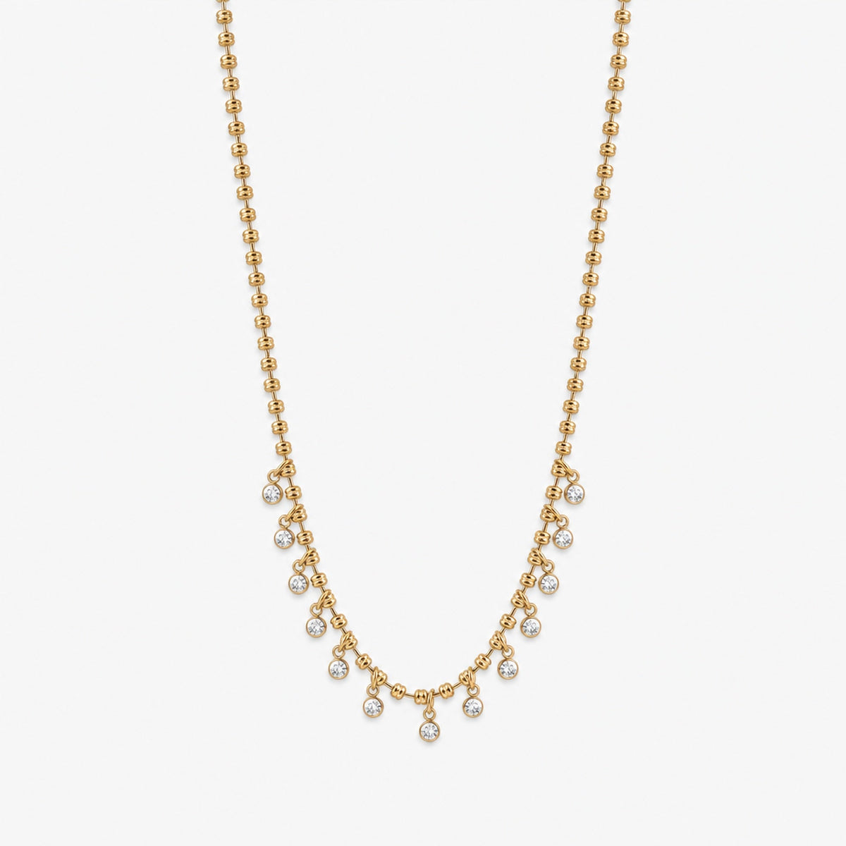 Crystal Fringe Necklace