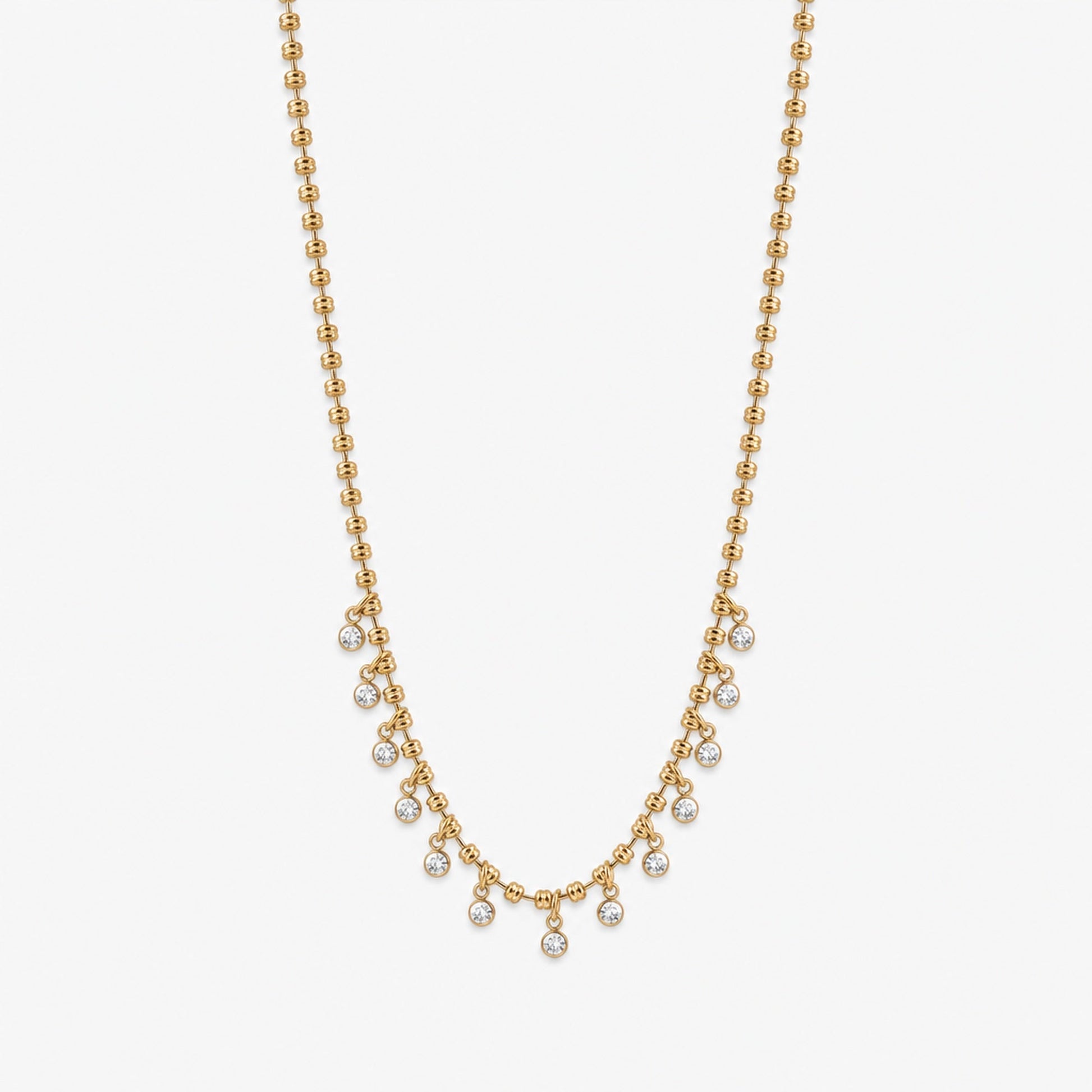 Crystal Fringe Necklace