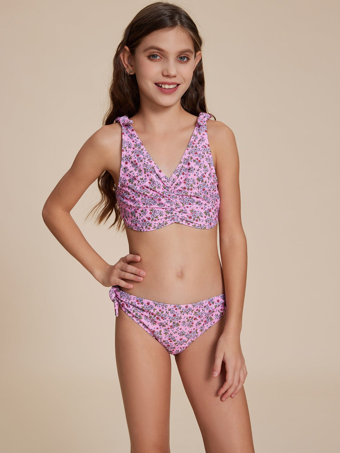 Cute Ruffled Bikini - Stylr