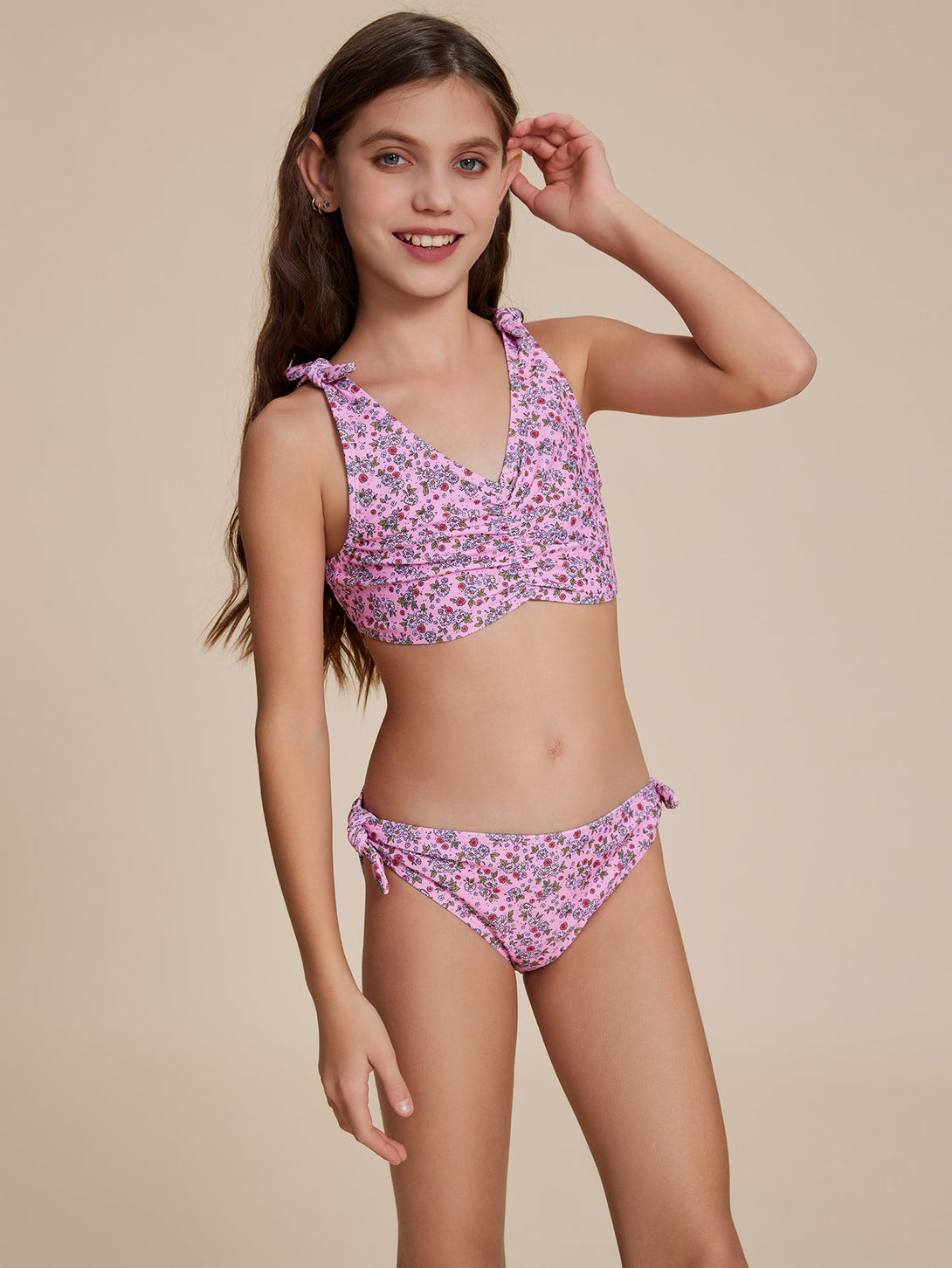 Cute Ruffled Bikini - Stylr