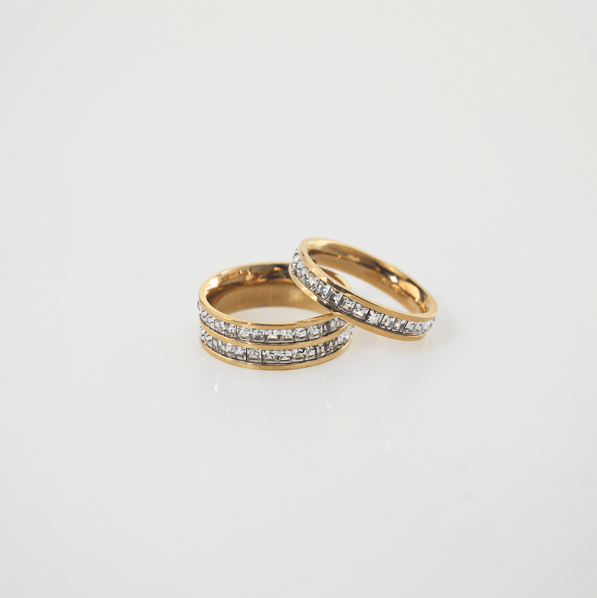 cz band ring