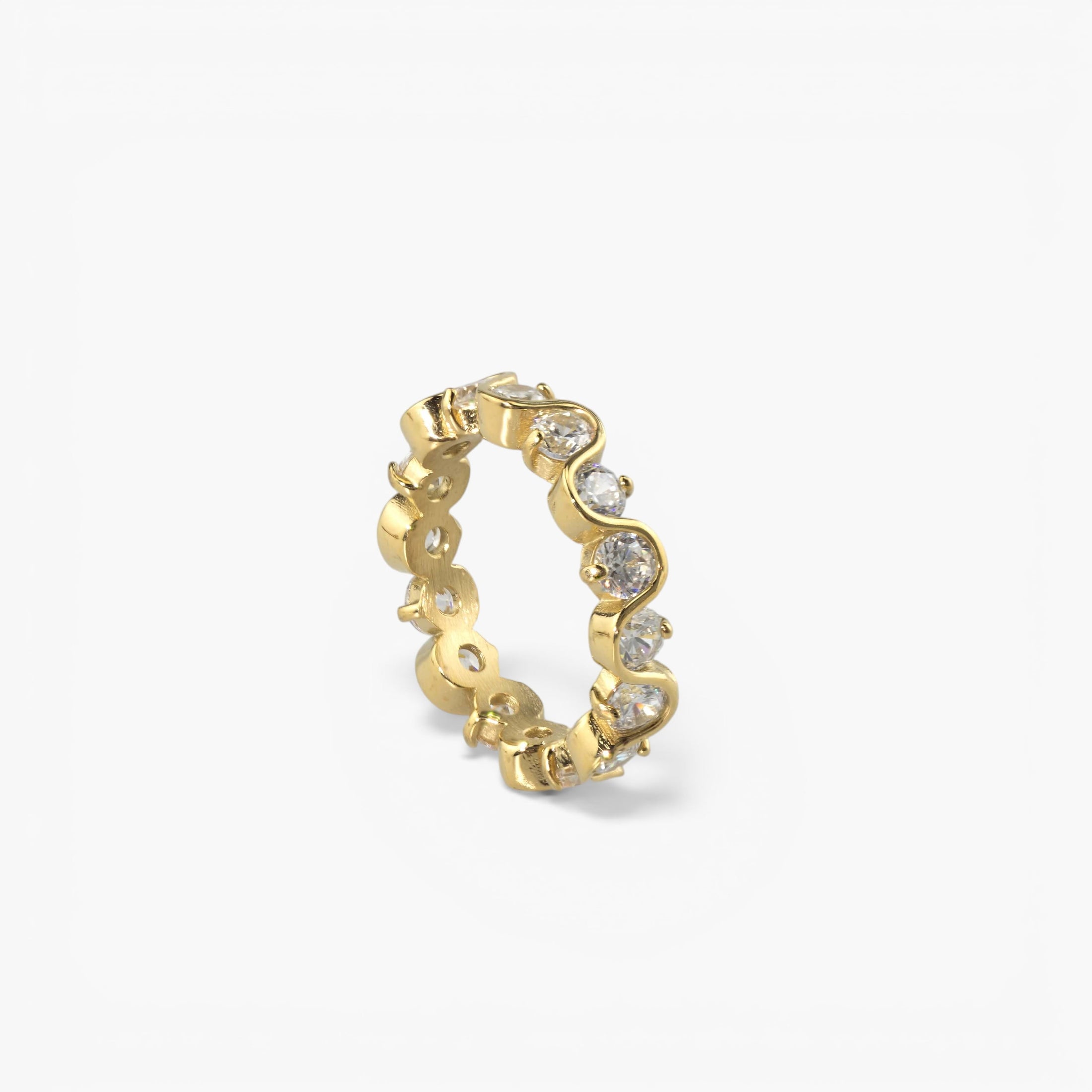 Ripple CZ Eternity Band