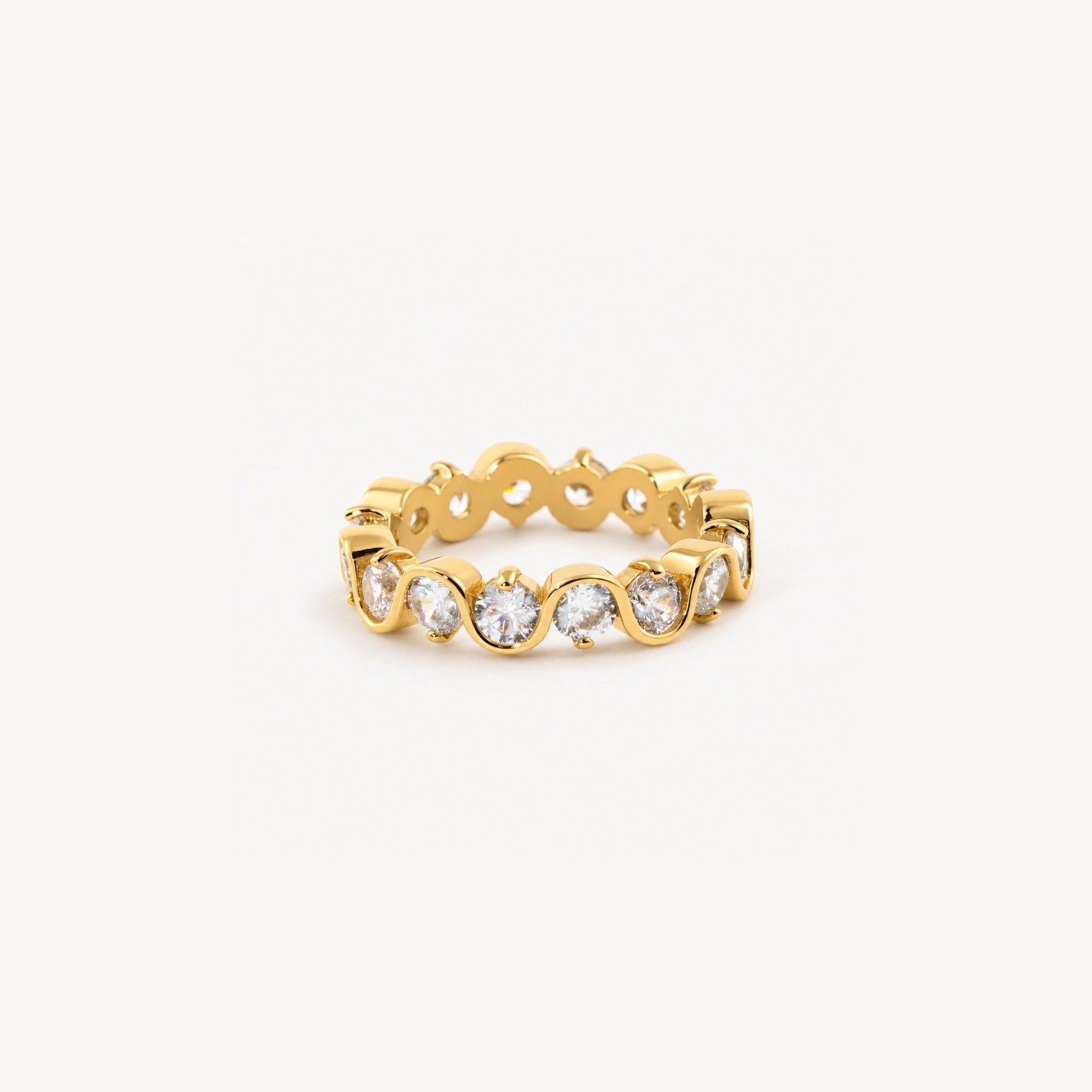Ripple CZ Eternity Band