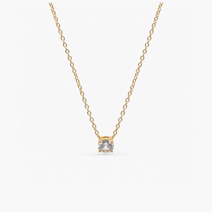 Dainty Solitaire Necklace