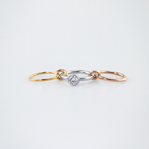 diamond link ring