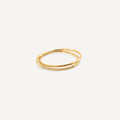 Double Twinkle Stacker Ring – Waterproof 18k Gold Plated Stainless Steel
