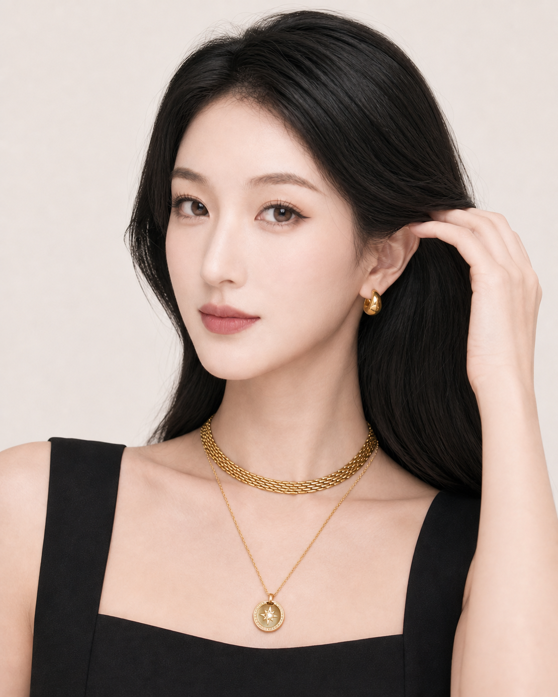 Due North Set jewelry set — worn