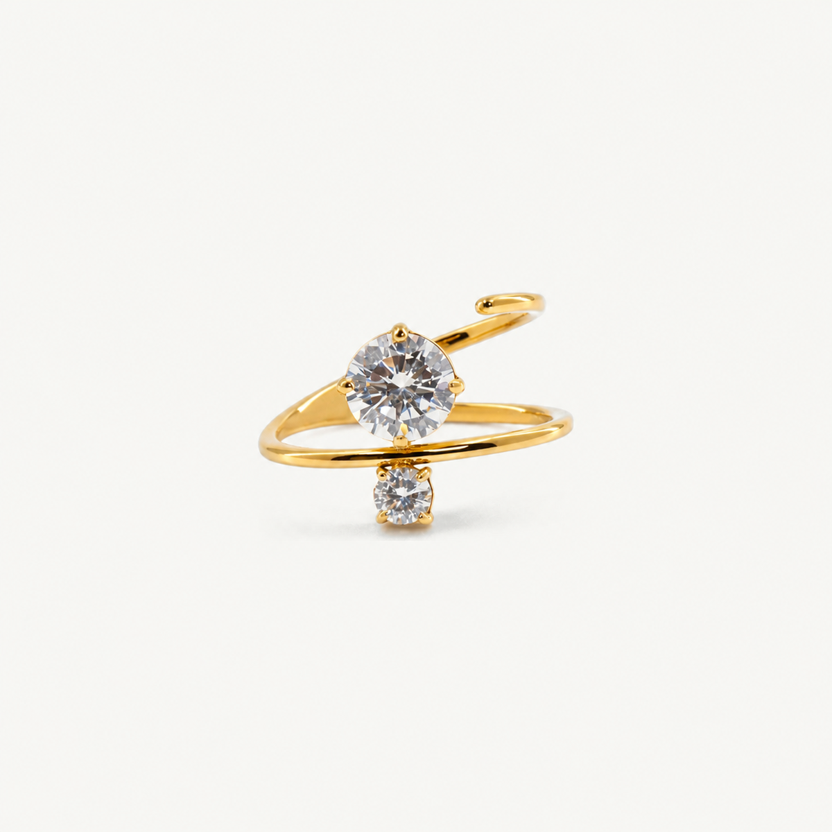 Duo Spark Wrap Ring