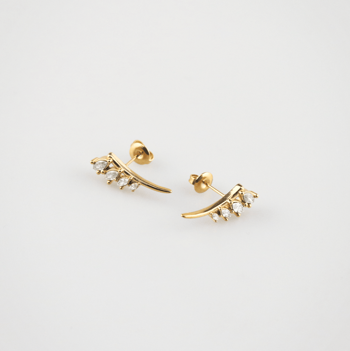 ear climbers gold