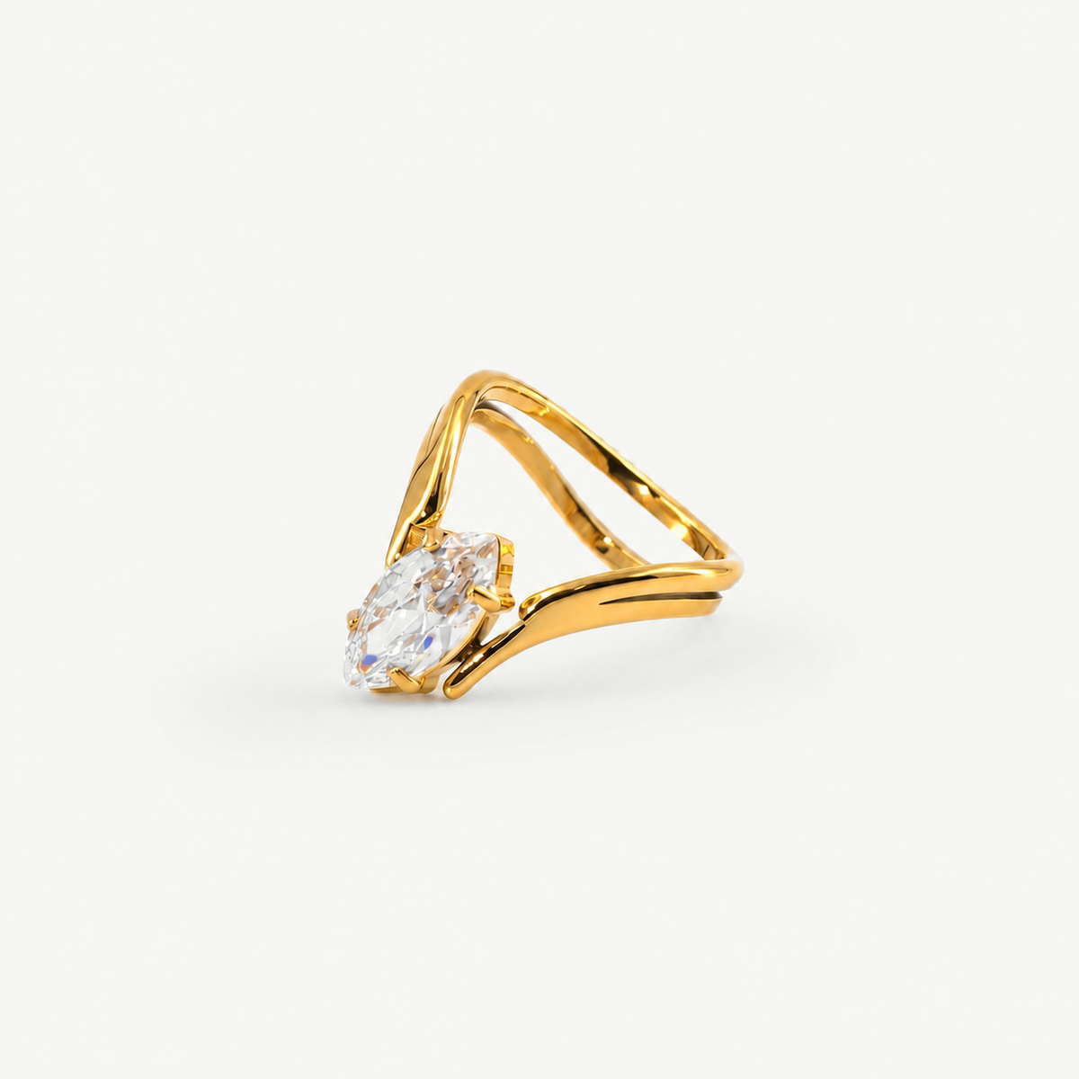 Embrace Marquise Ring