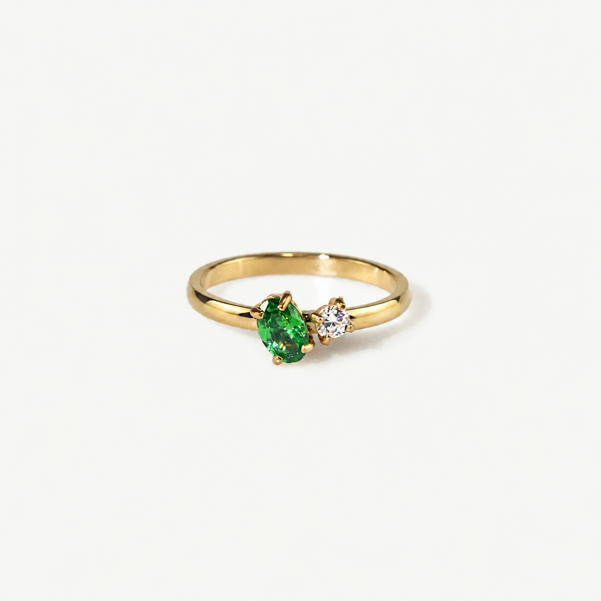 Emerald Sparkle Ring