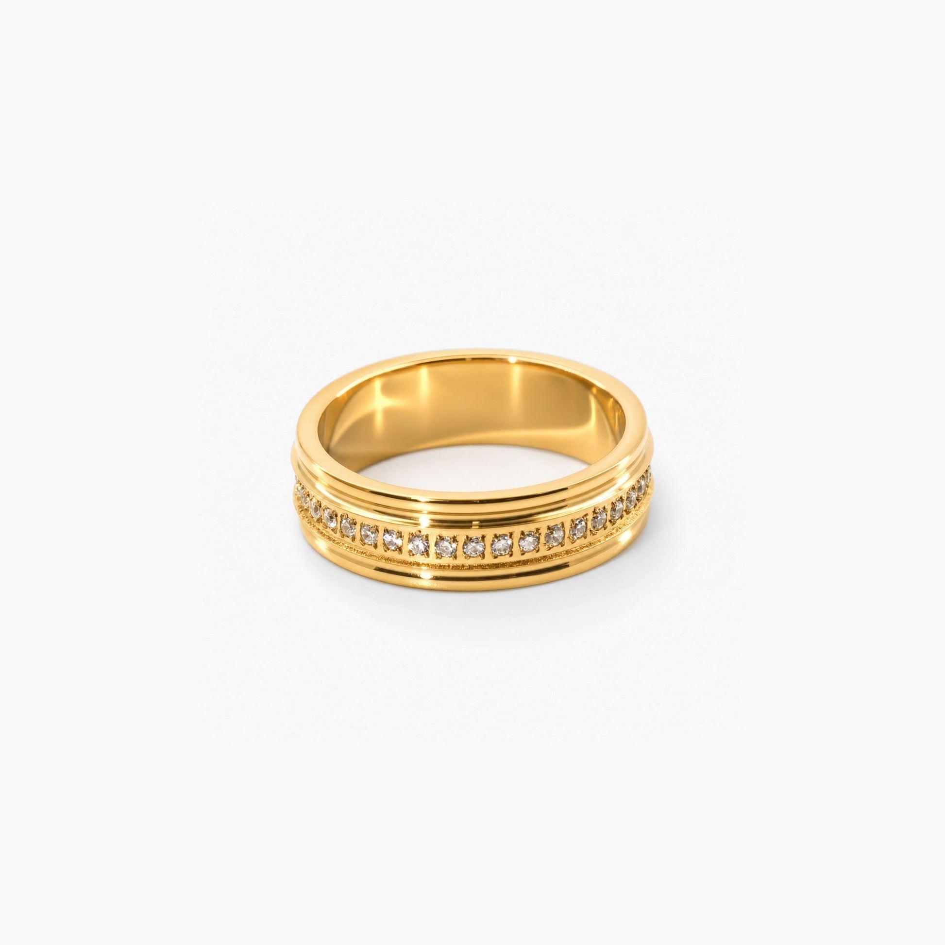 eternal band ring in stainless steel waterproof ring
