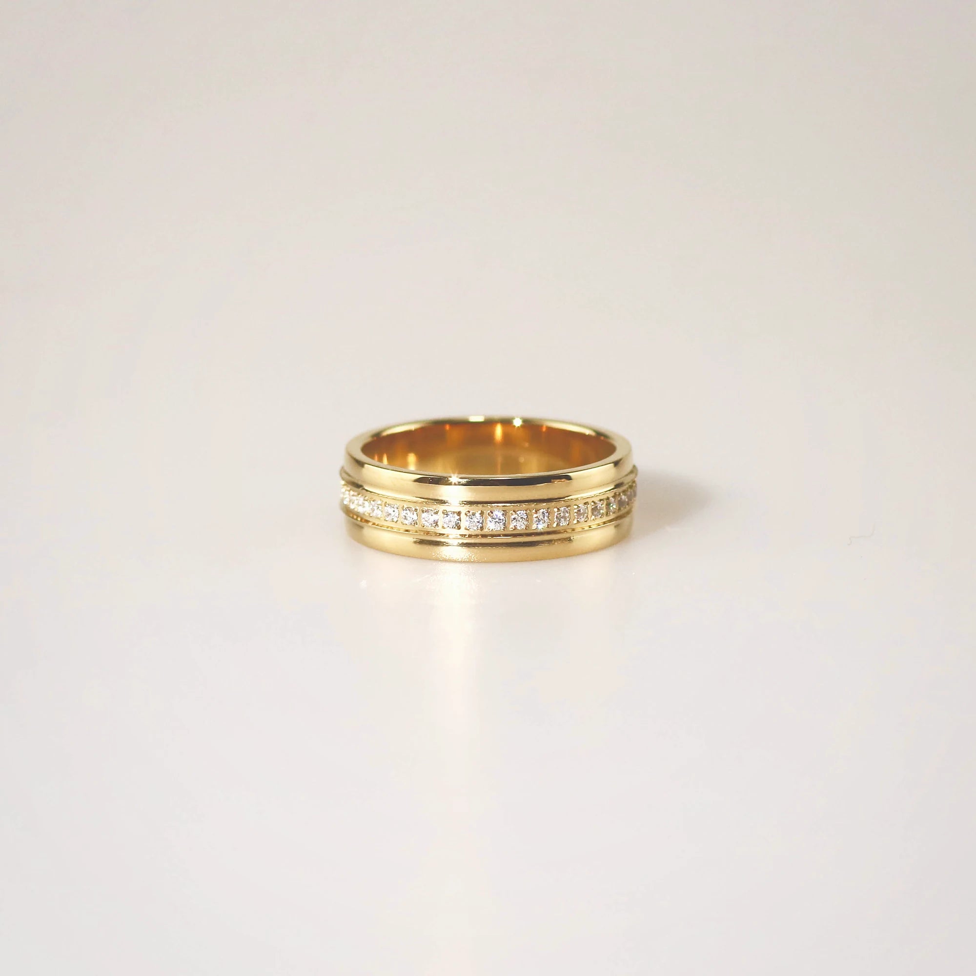 eternal band ring in stainless steel waterproof ring