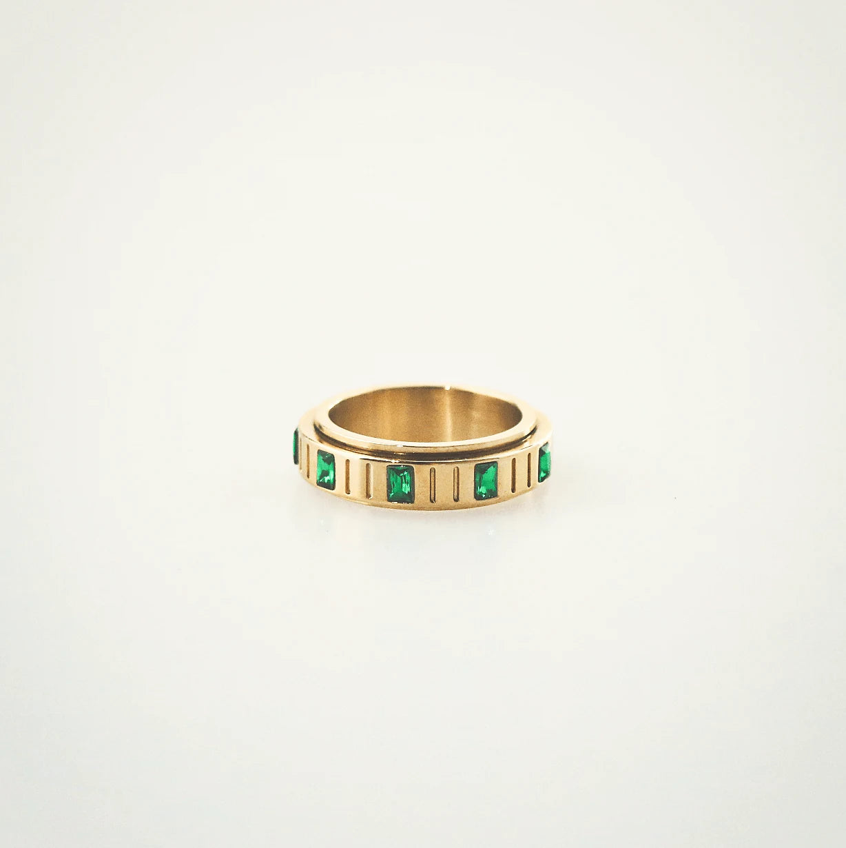 fidget ring gold