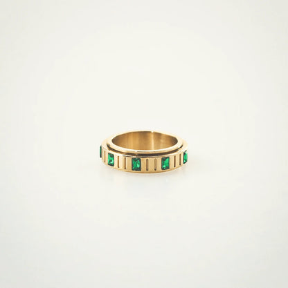 fidget ring gold