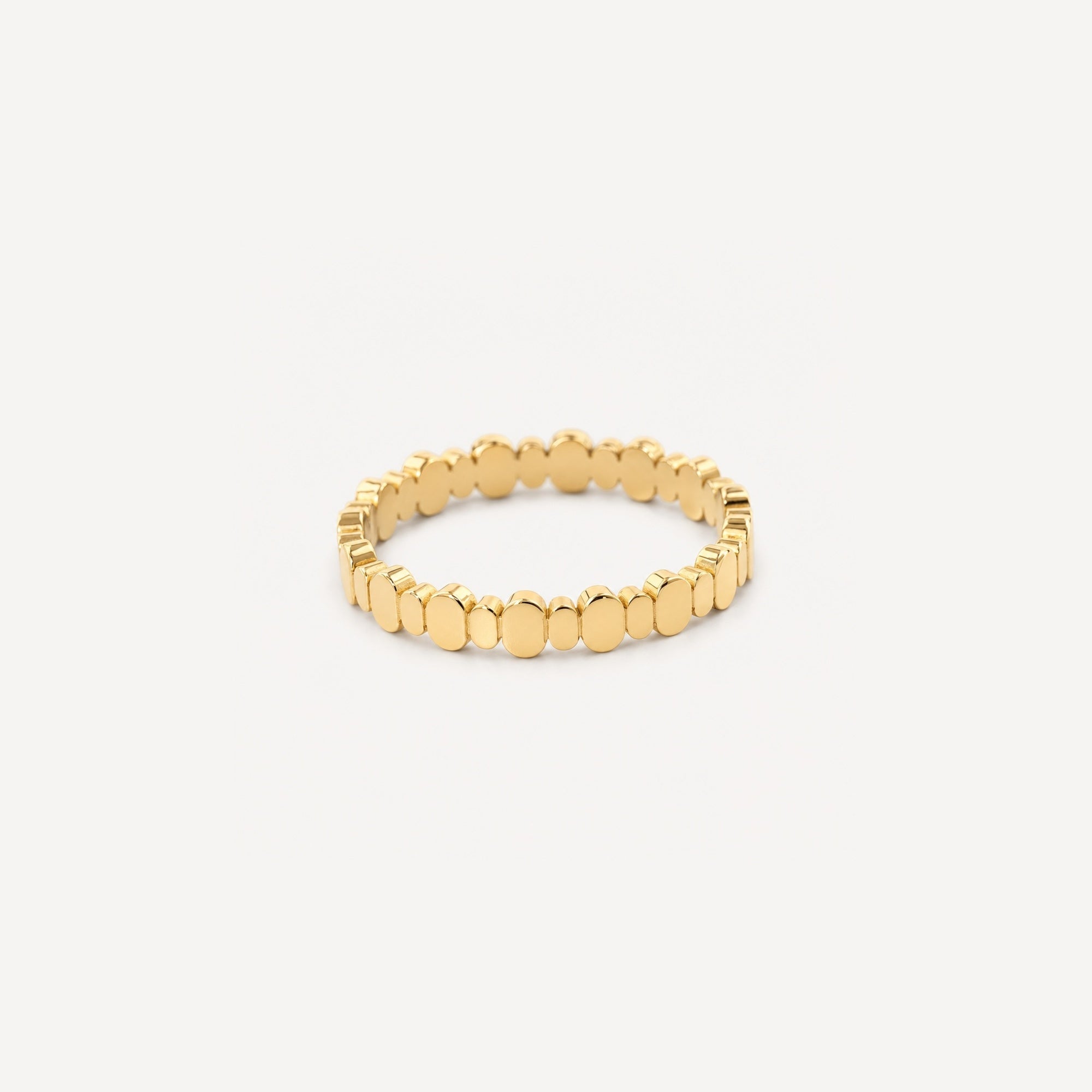 Flat Dots Band Ring