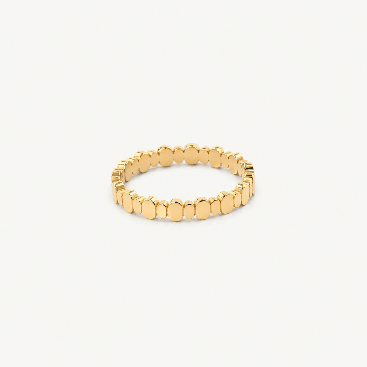 Flat Dots Band Ring