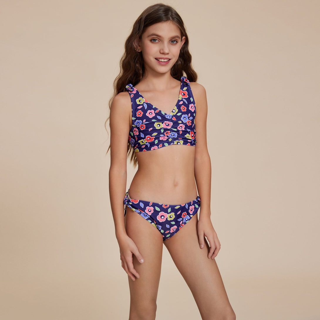 Floral Print Bikini - Stylr