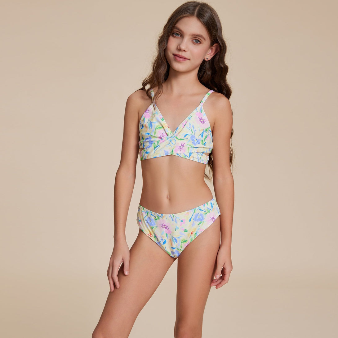 Floral Swimsuit - Stylr