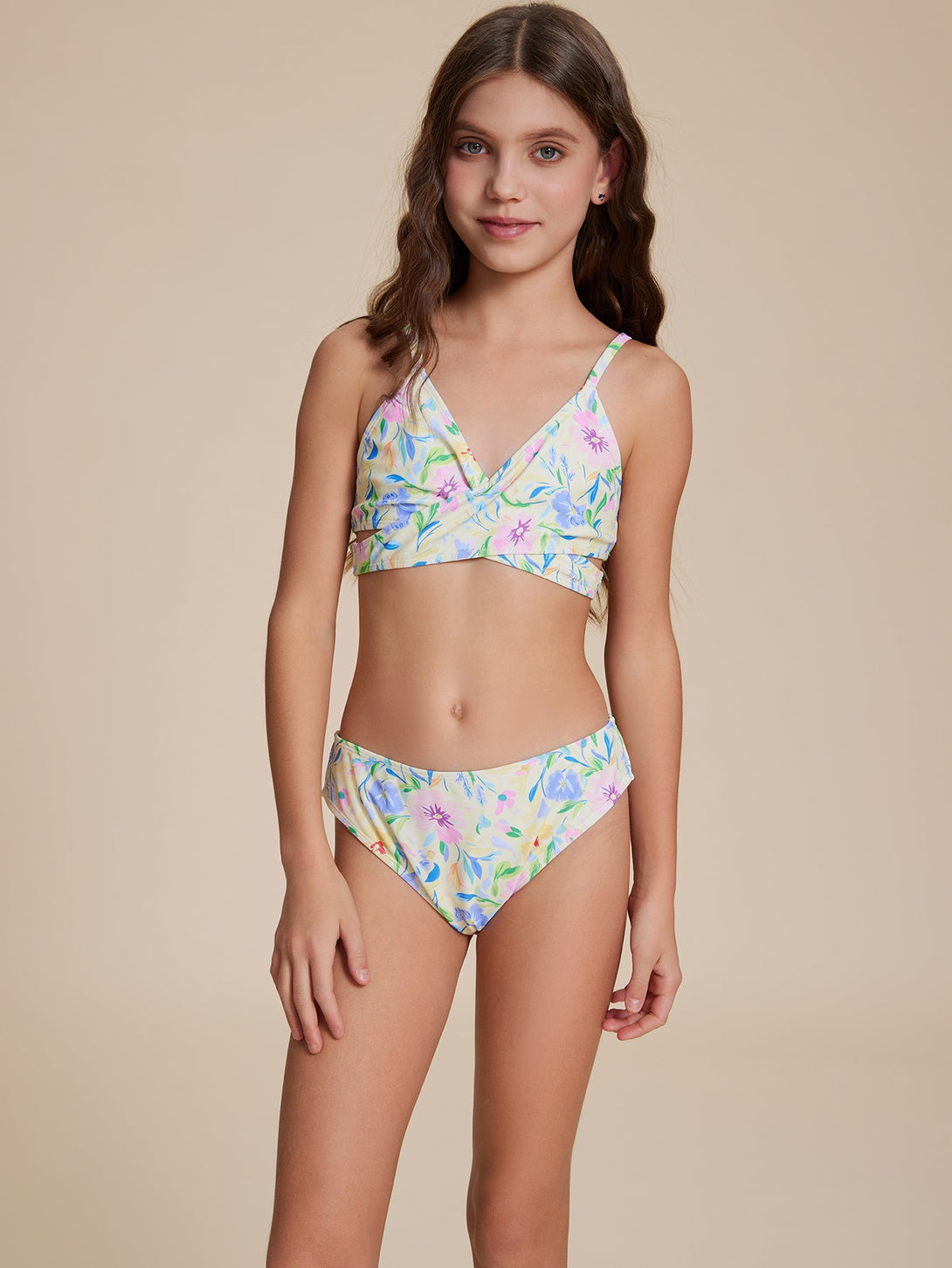 Floral Swimsuit - Stylr