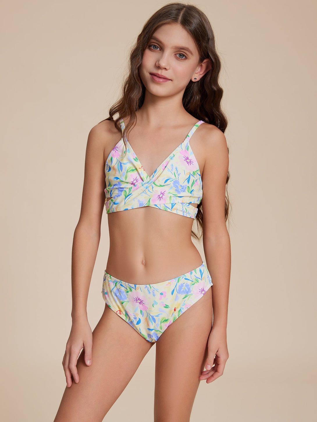 Floral Swimsuit - Stylr