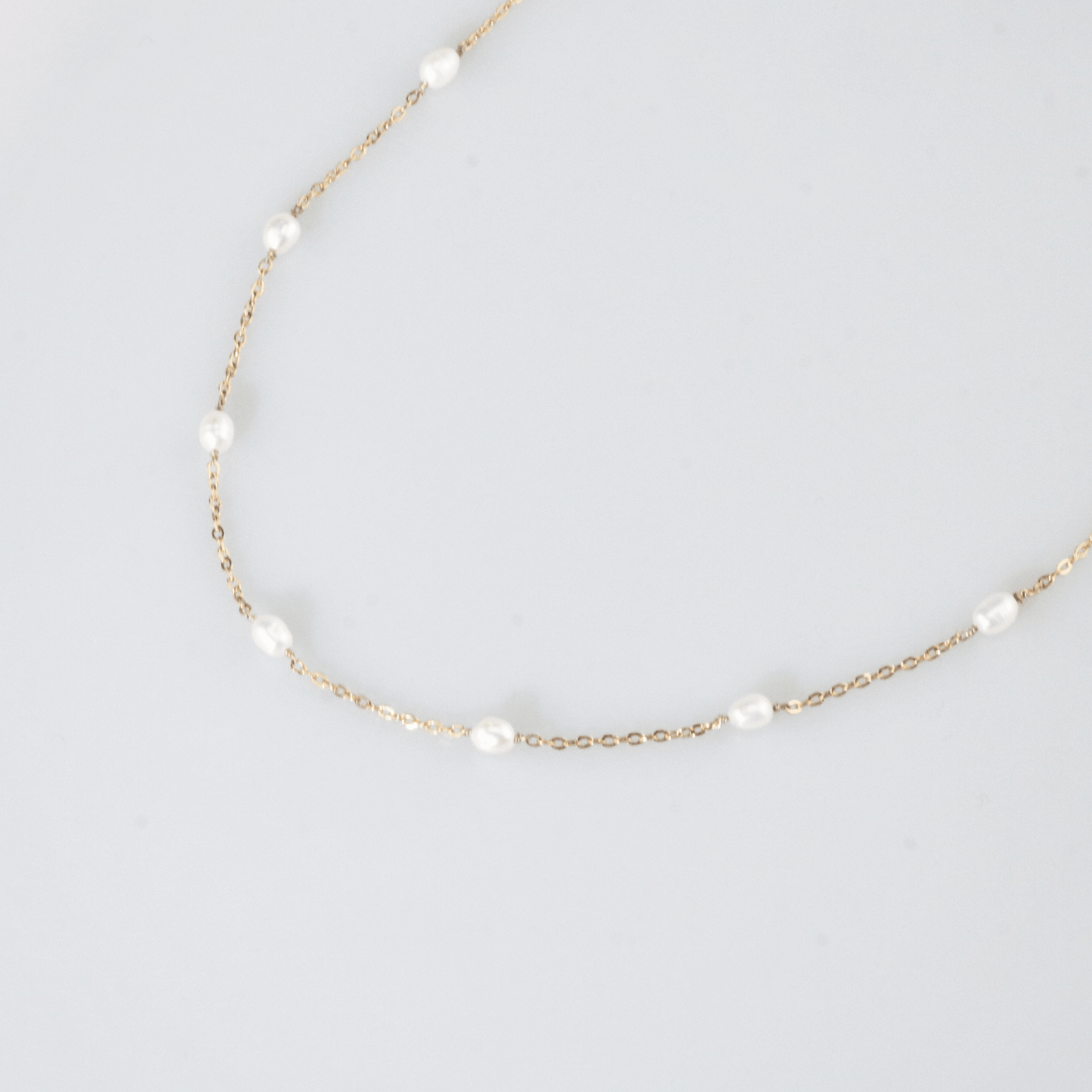 Freshwater Pearl Station Necklace