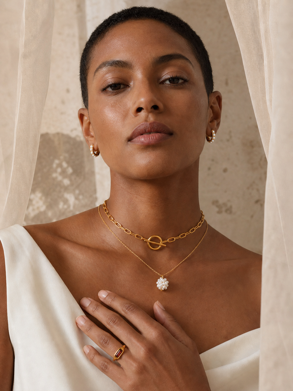 Gallery Hour Set jewelry set — worn