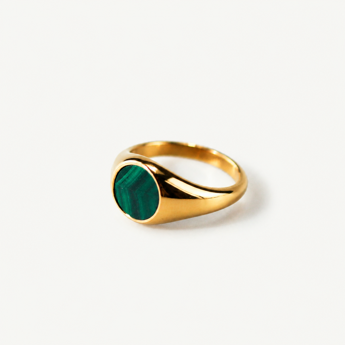 Malachite Signet Ring