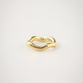gold band ring womens