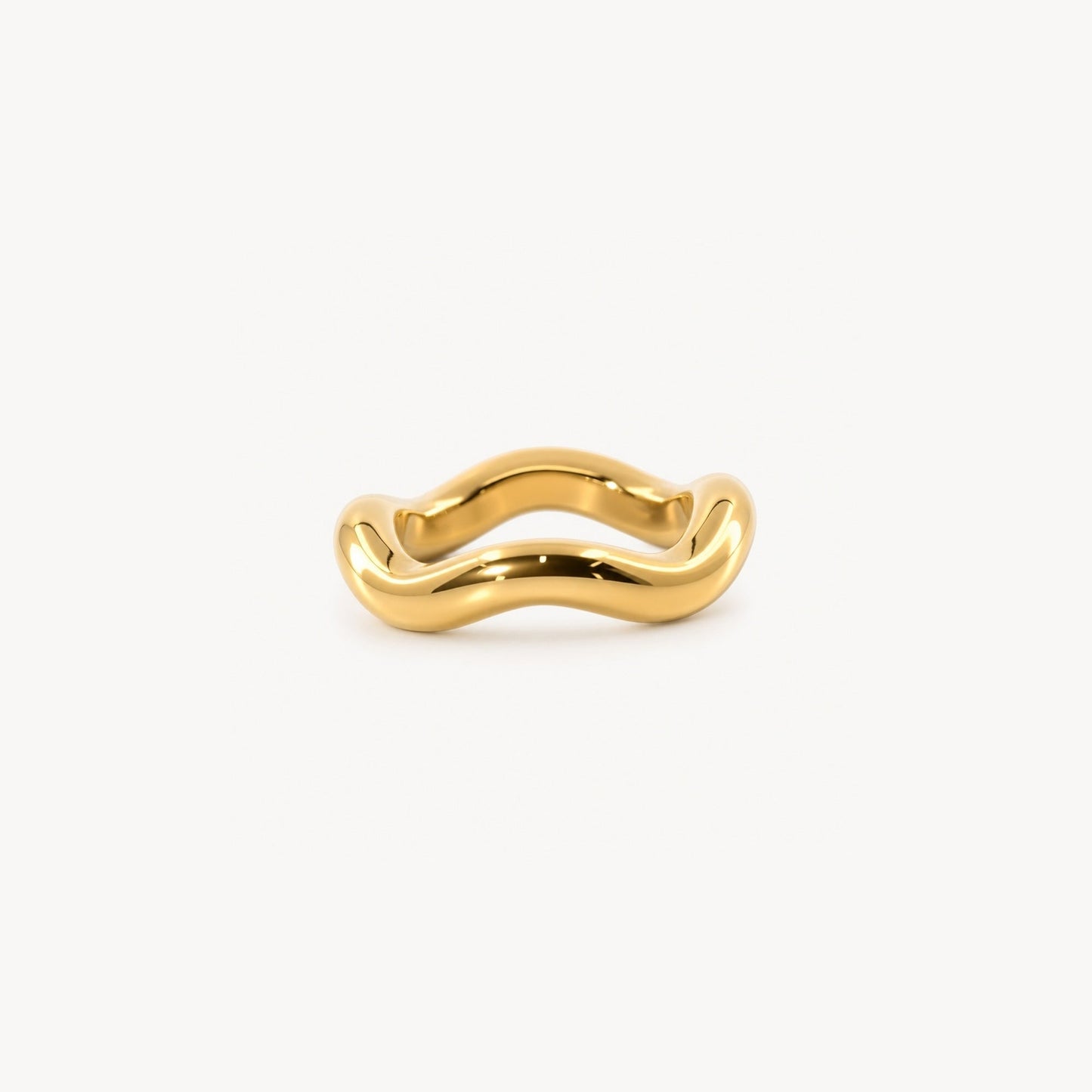 gold band ring womens