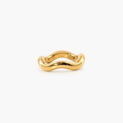 gold band ring womens