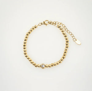 solitaire beaded bracelet 
