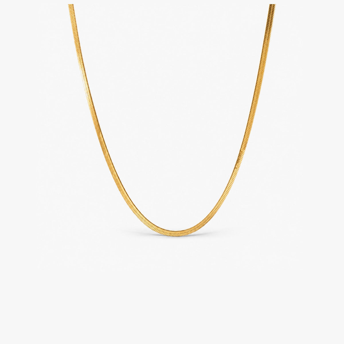 gold choker necklace in stainless steel, waterproof necklace