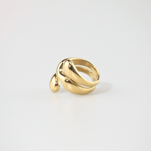 gold coil ring
