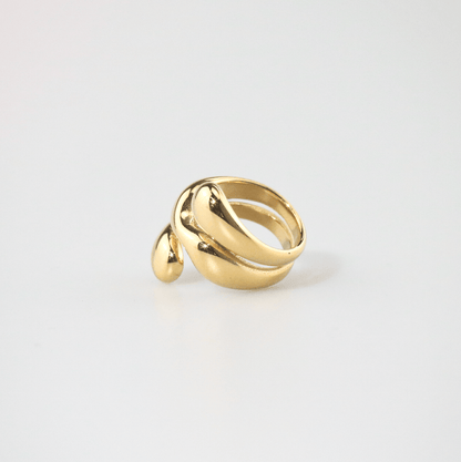 gold coil ring