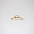 meideya jewelry crystal curve ring